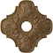 Ekena Millwork Peralta Ceiling Medallion (Fits Canopies up to 4 5/8"), 17 3/4"OD x 3 1/8"ID x 1"P, Rubbed Bronze CM17PERZS - alternate 1